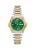 Gc Analoog horloge ‘Coussin Shape Lady’  donkerblauw / goud / zilver