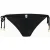 Shiwi Ladies Textured Leopard String Brief Black Black
