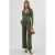 Accessoire Detail Blouse & Broek Twee-Delige Set