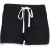 SF Women Dames/dames Retro Shorts (Zwart/Wit)