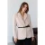 TRENDYOLMİLLA Dames Beige Effen Lang Regular fit Blazers