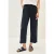 Cecil Dames Wide Legs jersey broek in Blauw