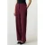 YAS straight leg pantalon – donkerrood