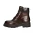 Dames leren lace-up enkellaarzen met subtiele stiksels en rits TT.Bagatt