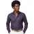 Ledub overhemd donkerblauw effen