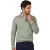 Casa Moda groene pullover effen wijde fit