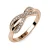Trist Ring – Roségoud en kristal