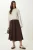 Elastische Taille Maxi Rok