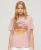 Superdry Vrouwen Relaxed T-shirt met LA Print Roze