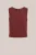 WE Fashion – Dames singlet van linnenmix – Regular fit – Bordeauxrood – Livaeco™ Viscose –