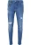 2Y Premium Jeans  blauw / oranje / zwart