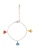 IZIA Armband  blauw / geel / goud / rood