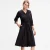 Minimalistische katoenen shirtjurk met geknoopte riem