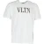 Valentino VLTN Logo T-shirt in Witte Katoen
