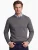 trui Boss Orange Asac-C groen gebreid normale fit