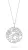 Orphelia Dames 925 Sterling Zilveren Ketting met Hanger – Zilver ZH-7214