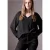 Street One Studio Dames Blouse met plooien in Zwart