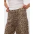 VERO MODA VMBILLIE high waist barrel jeans met panterprint – bruin