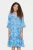 Saint Tropez Blousejurk EdaSZ dress met volants en 3/4 mouwen