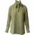 Joseph blouse met strikhalslijn in kaki groene zijde