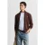 GANT Cotton Knit Zip Cardigan Brown Melange