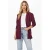 JDY regular fit blazer – donkerrood