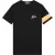 Malelions Men Captain T-Shirt | Black/Peach