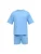 Calvin Klein Underwear Pyjama kort  hemelsblauw / wit
