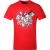 Cavalli Class Diamanten Raam Van Tijgerontwerp Rode T-Shirt