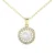 Chloe parel hangers – Goud en kristal