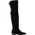 Stuart Weitzman Lowland Stretch Over-the-Knee Laarzen in Zwarte Suède