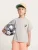 SATURNDAY Shirt ‘Fußball’  grijs