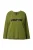 Ulla Popken Sweatshirt  donkergroen / zwart