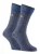 2-pack Heren Katoenen Kabelgebreide Boot Dress Sokken met Omgeslagen Top