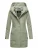 Marikoo dames wintermantel met capuchon en getailleerd model