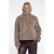 Rino & Pelle Vie.7002611 rino en pelle single breasted faux fur jacket mocha latte