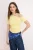 TRENDYOLMİLLA Dames Donkerblauw Effen Kort Getailleerd Blouses
