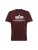 ALPHA INDUSTRIES Shirt  wijnrood / wit