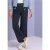 Broek met Wide Leg pijpen en knoopdetails