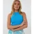 EsQualo Camisole R-neck Halter Wave Blue