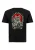 Oldskull Shirt ‘ASIAN REBEL CAT KANJI GRAPHIC’  geel / rood / zwart / wit