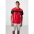 Heren T-shirt met kleurblokken en ronde hals