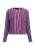 faina Gebreid vest  royal blue/koningsblauw / brons / fuchsia