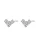 Hey Happiness Oorbellen ‘Petite Trio’  zilver