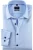 OLYMP No. Six Overhemd blauw, Faux-uni