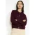 LOLALIZA cardigan donkerrood
