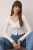 TRENDYOLMİLLA Dames Ecru Effen Lang Getailleerd Blouses