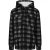 Dunlop Heren hoodie met doorlopende rits en stevige kwaliteit (Zwart)