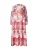 miss goodlife Jurk  geel / oranje / donkerroze / wit