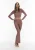 faina jersey broek met glanzend garen